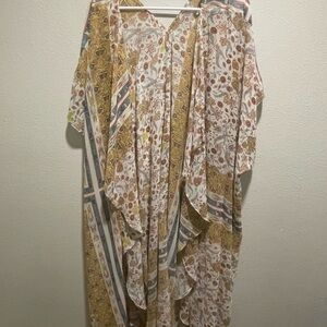 Umgee Multicolor Floral Kimono